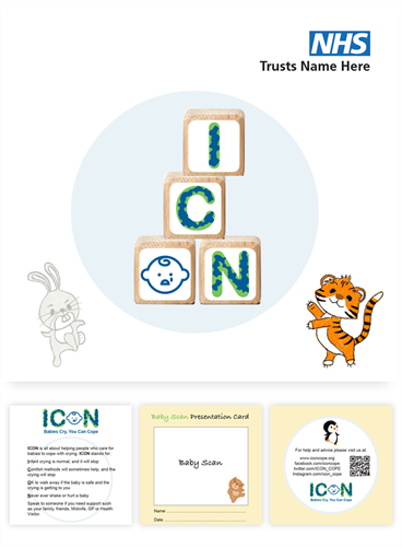 Show details for ICON – Baby scan photo mounts