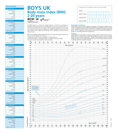 Show details for BMI Chart 2-20 Years (WHO 2-4 UK90 4-20)