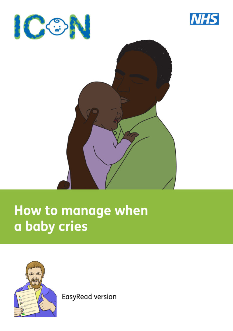 Show details for ICON – How to manage when a baby cries – Easy Read Version