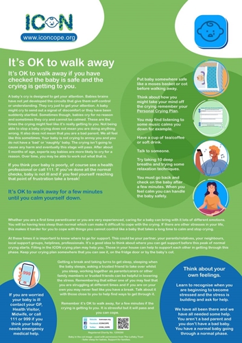 Show details for ICON – Poster – It’s OK to walk away – gloss laminated