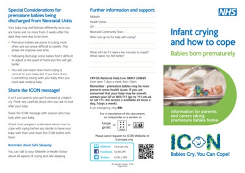 Show details for Baby Crying Leaflet