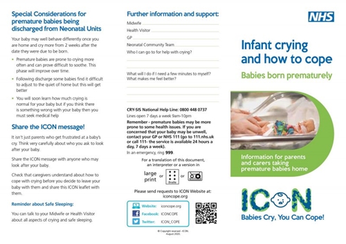 Show details for ICON – Information Leaflet 2
